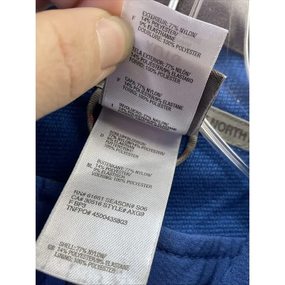 The North Face‎ Flight Series Pullover Men's XL Blue 1/2 Zip Long Sleeve